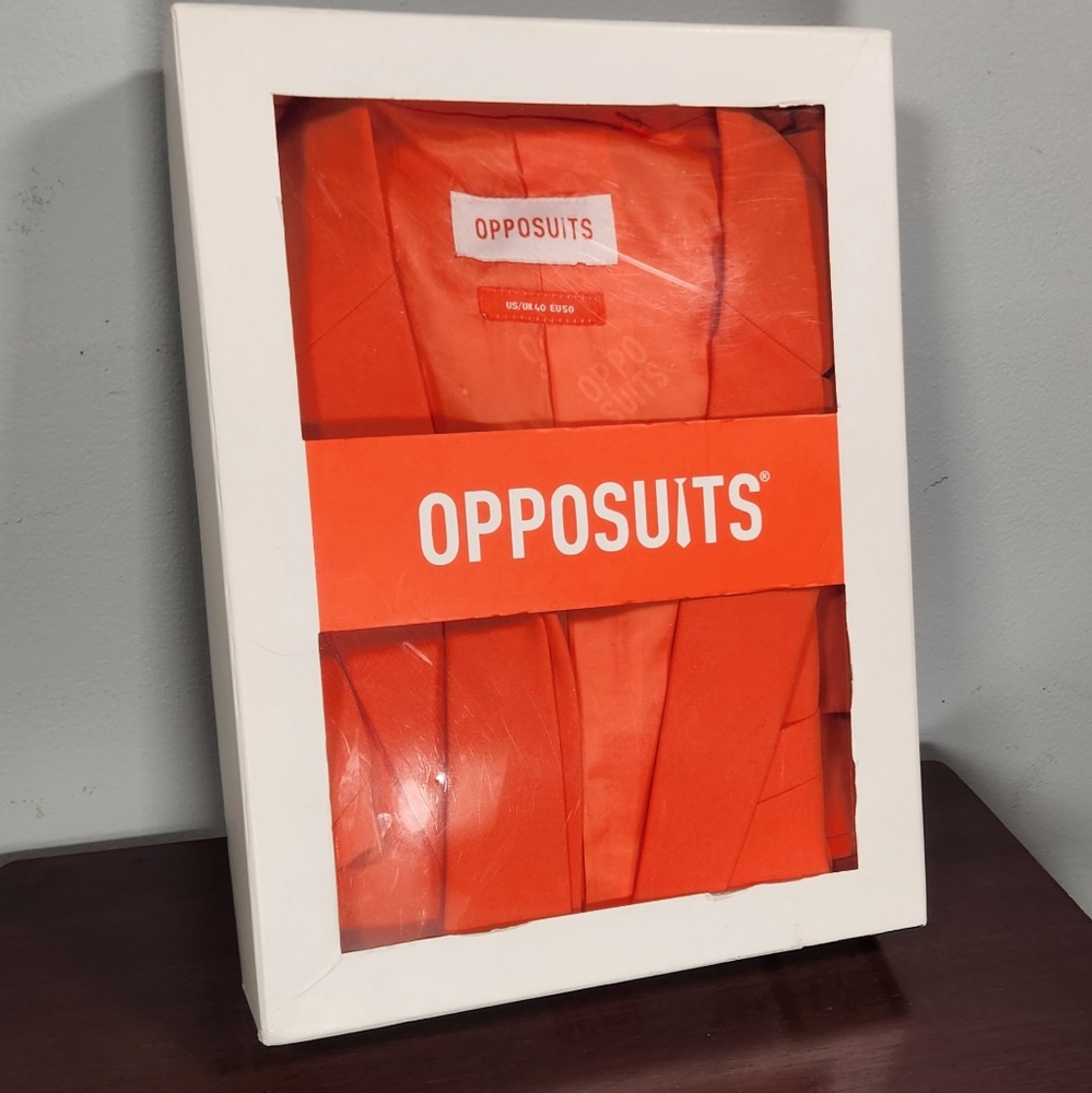 OppoSuits Orange men’s suit